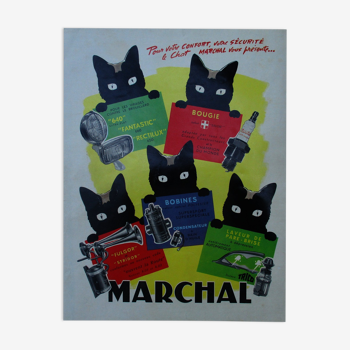 Old advertisements Marchal -et Cie Gle Transatlantique - 50s