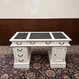 Classic English White Chesterfield Desk