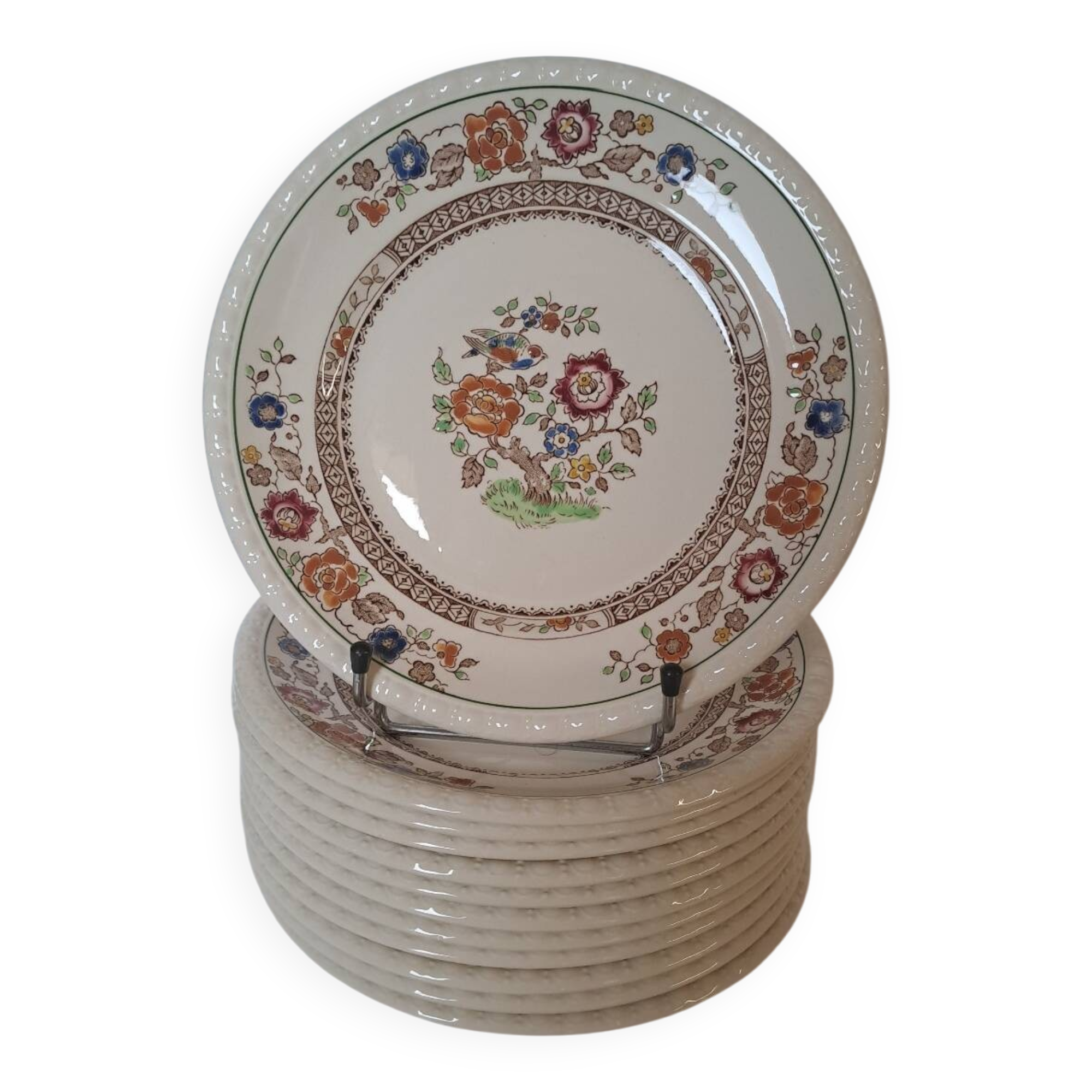 12 dessert plates Villeroy and Boch model Nanking