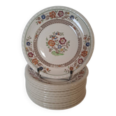 12 assiettes à dessert Villeroy et Boch modèle Nanking
