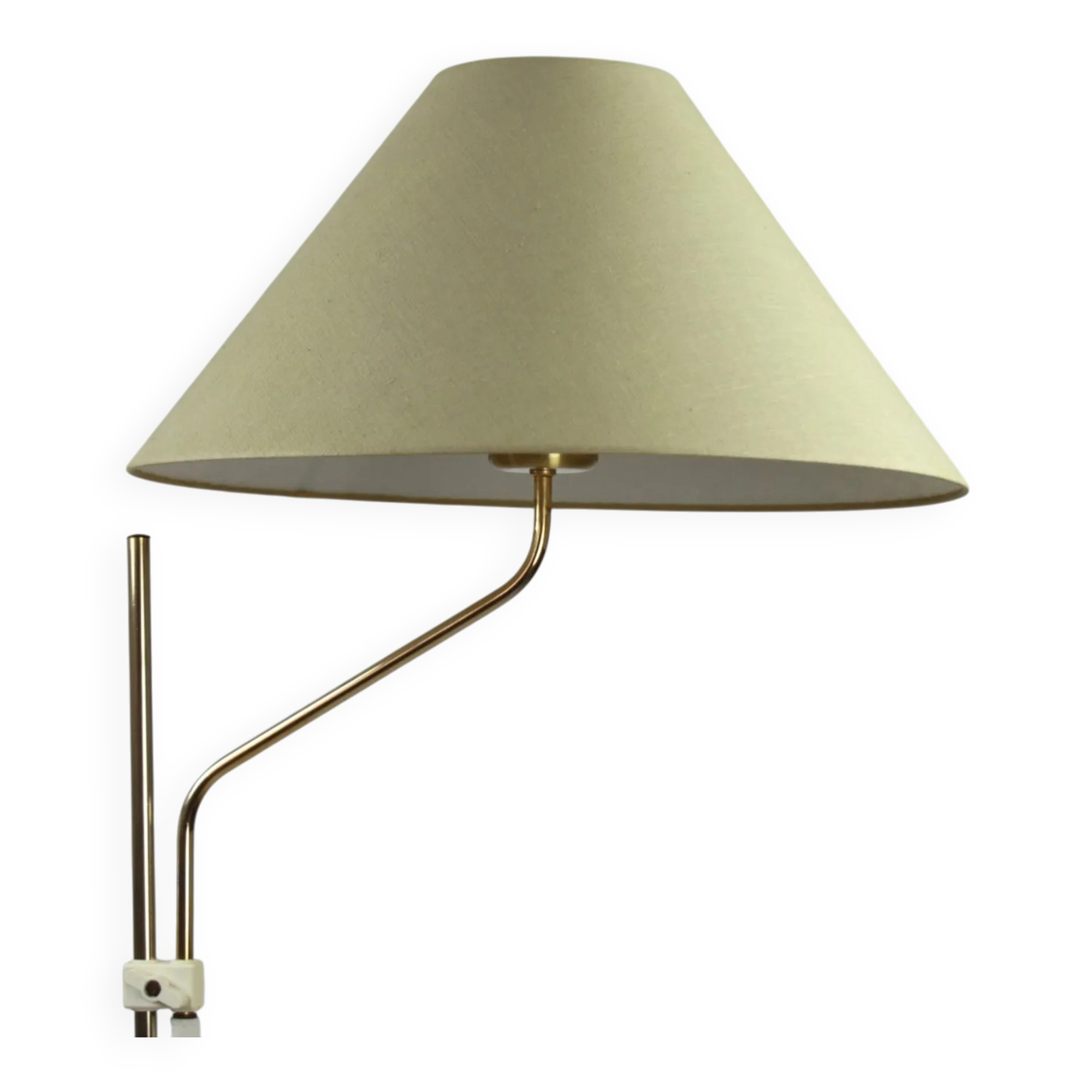 Brass Floor Lamp, Model G295 by Belid, Sweden —  Late1970s/ Early1980s
