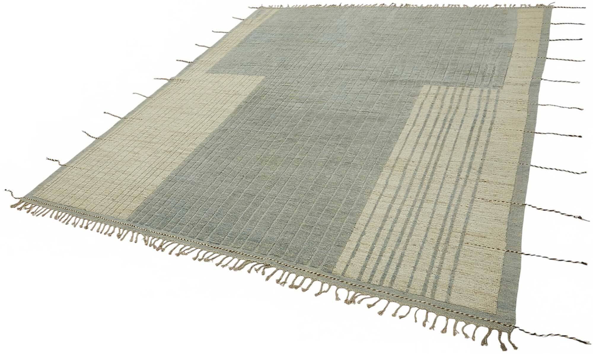 Handmade Turkish One of a Kind 256 cm x 308 cm Beige Wool Carpet