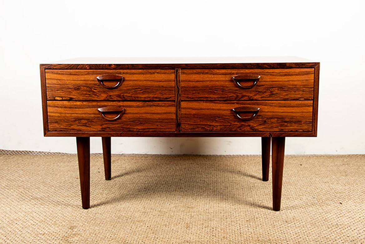 Danish Rosewood Chest of Drawers by Kai Kristiansen/Feldballe Møbelfabrik.