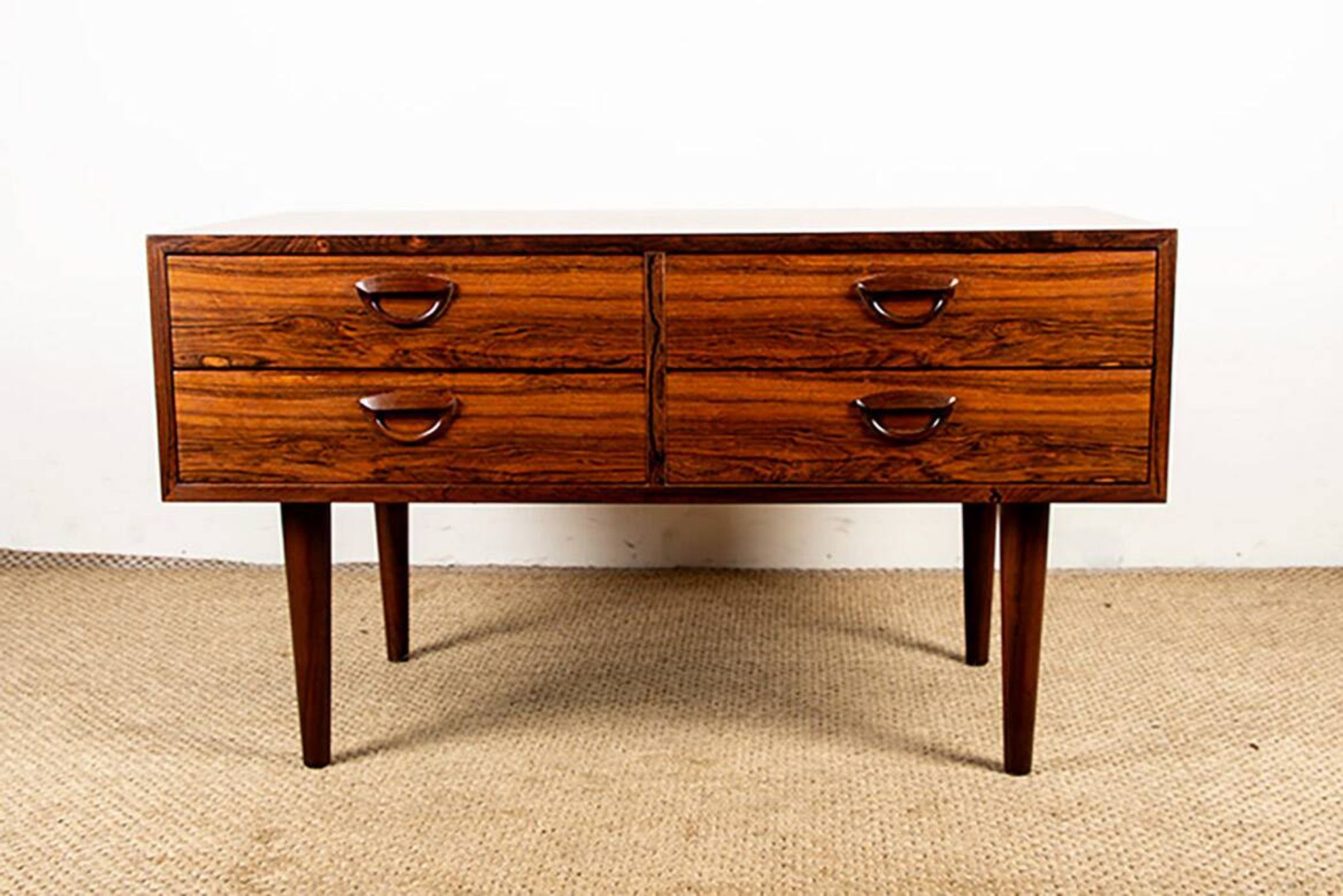 Danish Commode in Rosewood by Kai Kristiansen/Feldballe Møbelfabrik.
