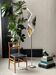 Mid-Century Decorative Floor Lamp in Chromed Metal with Diamond Shaped Shades