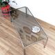 Vintage chrome and smoked glass coffee table