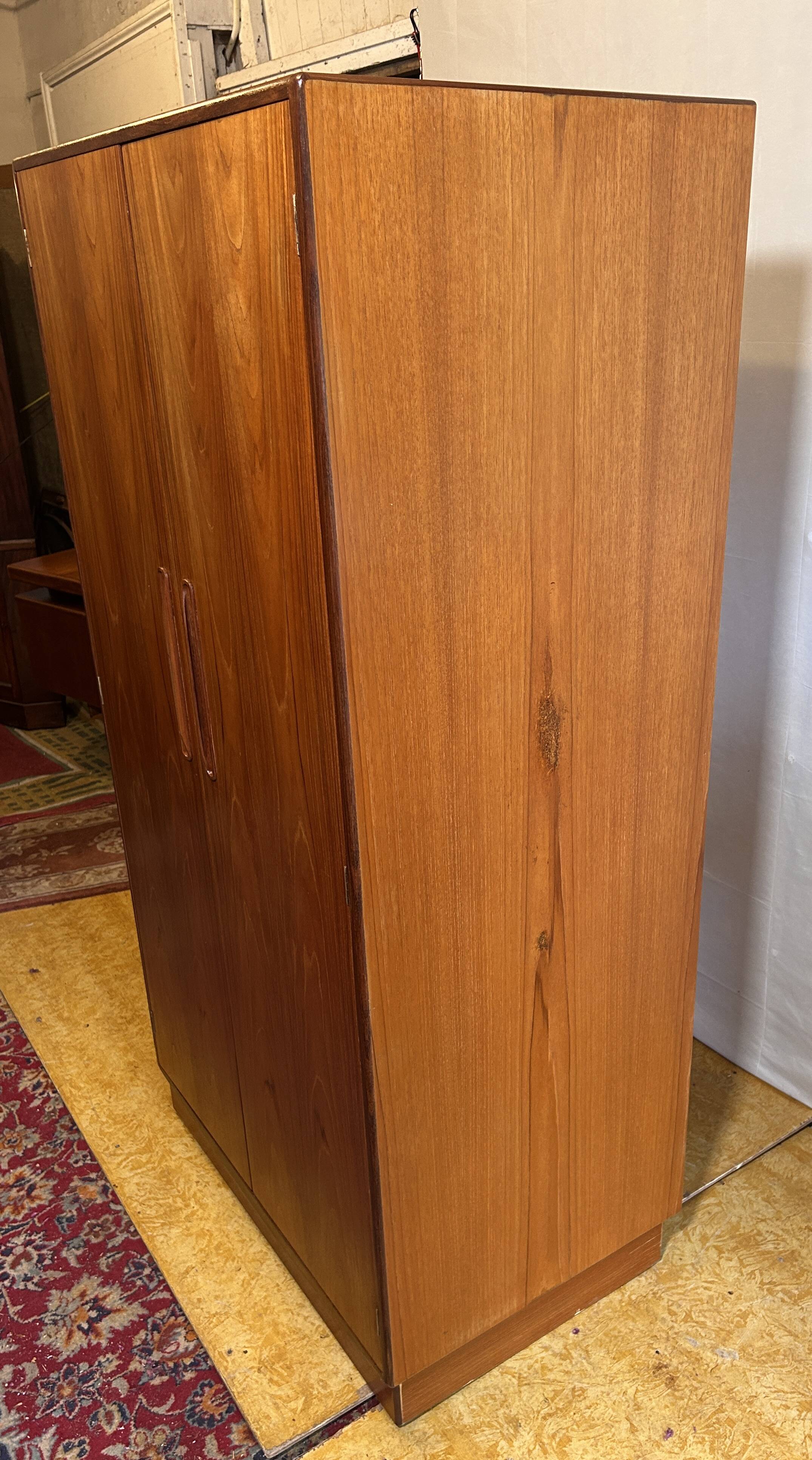 Mid-Century Retro Vintage Teak Wardrobe by GPlan – Fresco Range 1960s