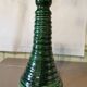 Large green ceramic candle holder Morocco