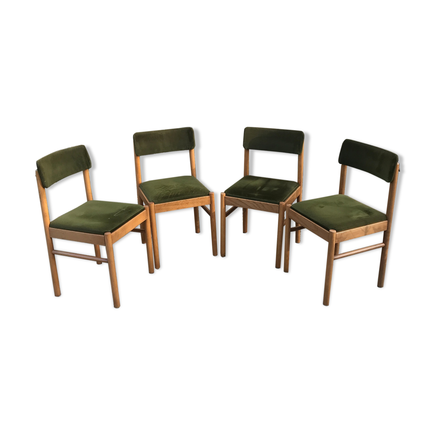 Set of 4 vintage Baumann chairs