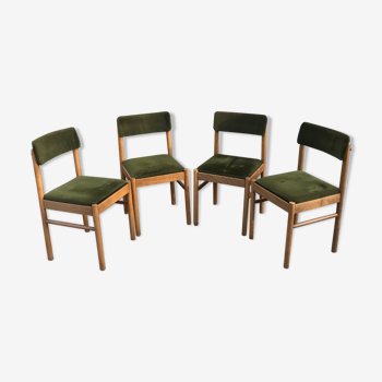 Lot de 4 chaises Baumann vintage