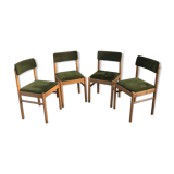 Set of 4 vintage Baumann chairs