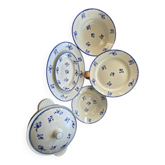 Batch of K&G Lunéville Loire service items