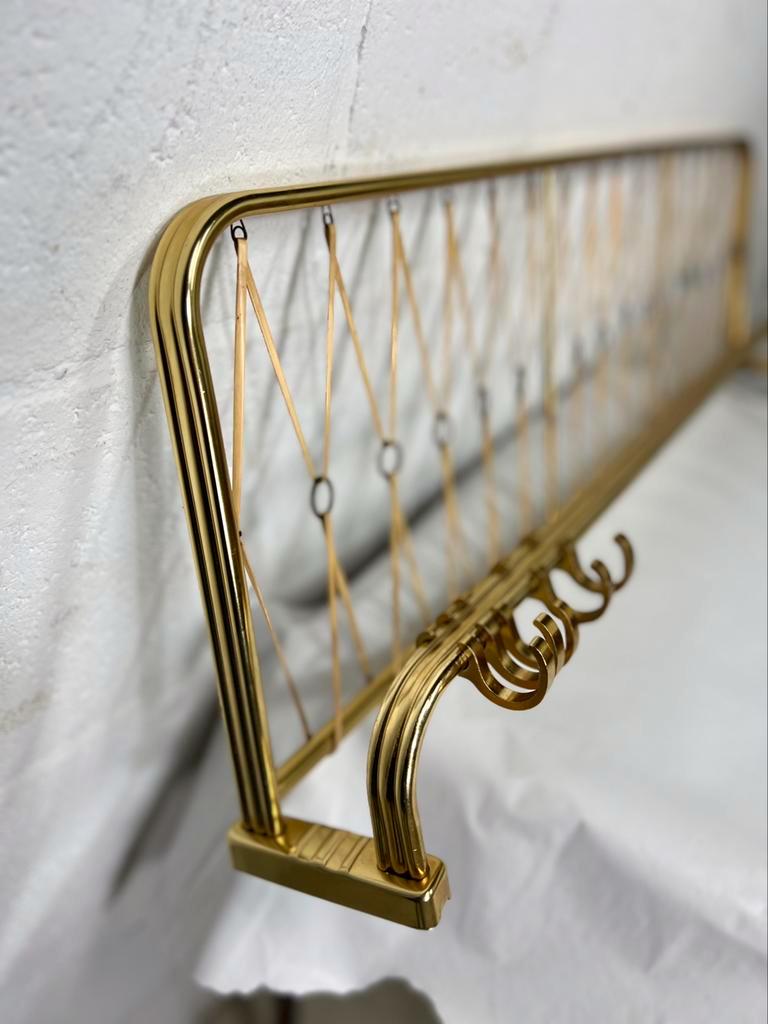 Vintage 'gold' wall coat rack