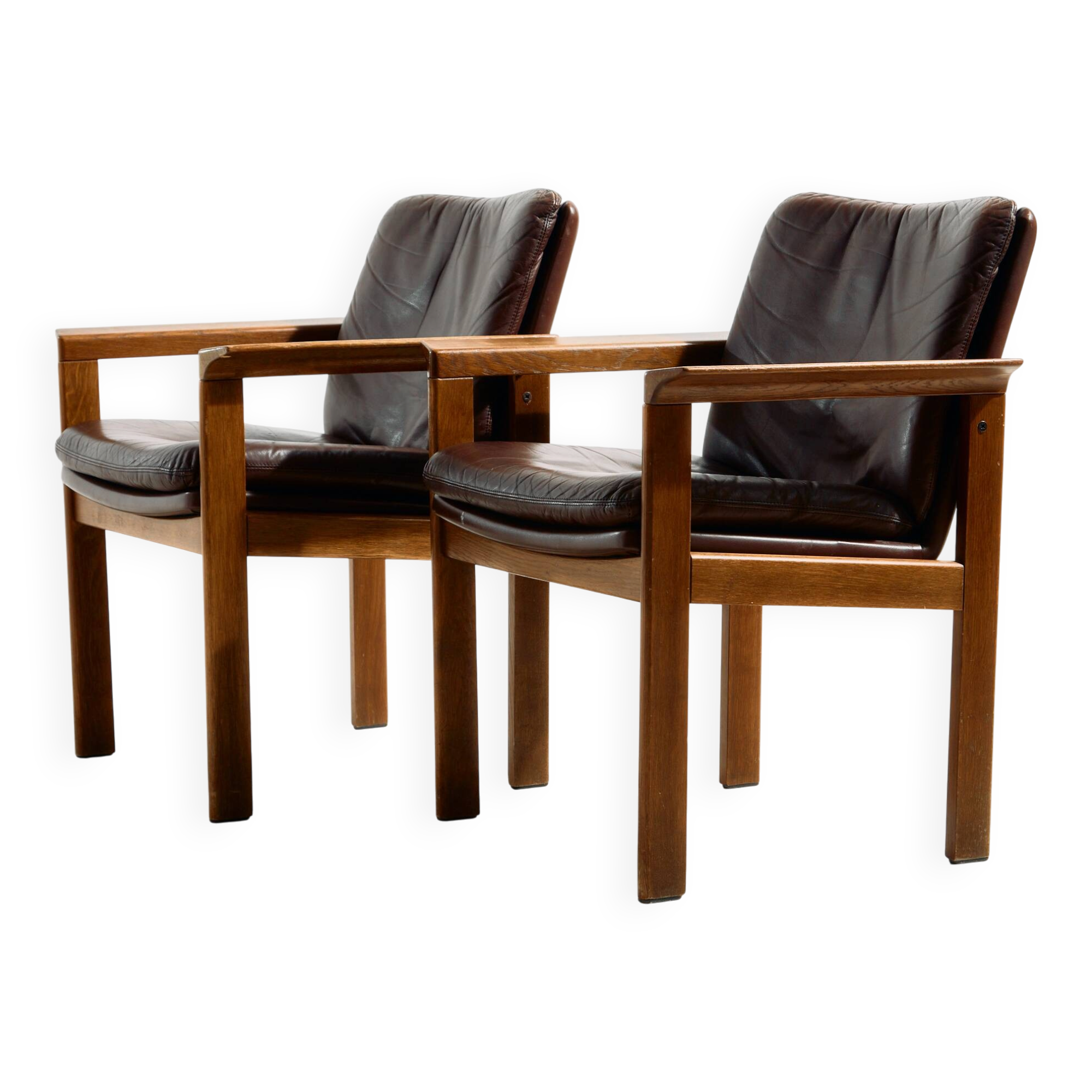 Oak armchair by Laszlo Mazák for Wiesner-Hager
