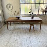 50s pine and oak farmhouse table 2.5m
