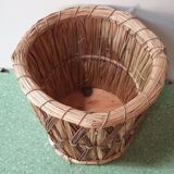Cache pot en fibres végétales