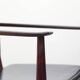 Pair of armchairs, side table, Danish in rosewood, Arne Vodder 1960.