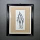 Drawing of hands by Calin Hentea 20th century