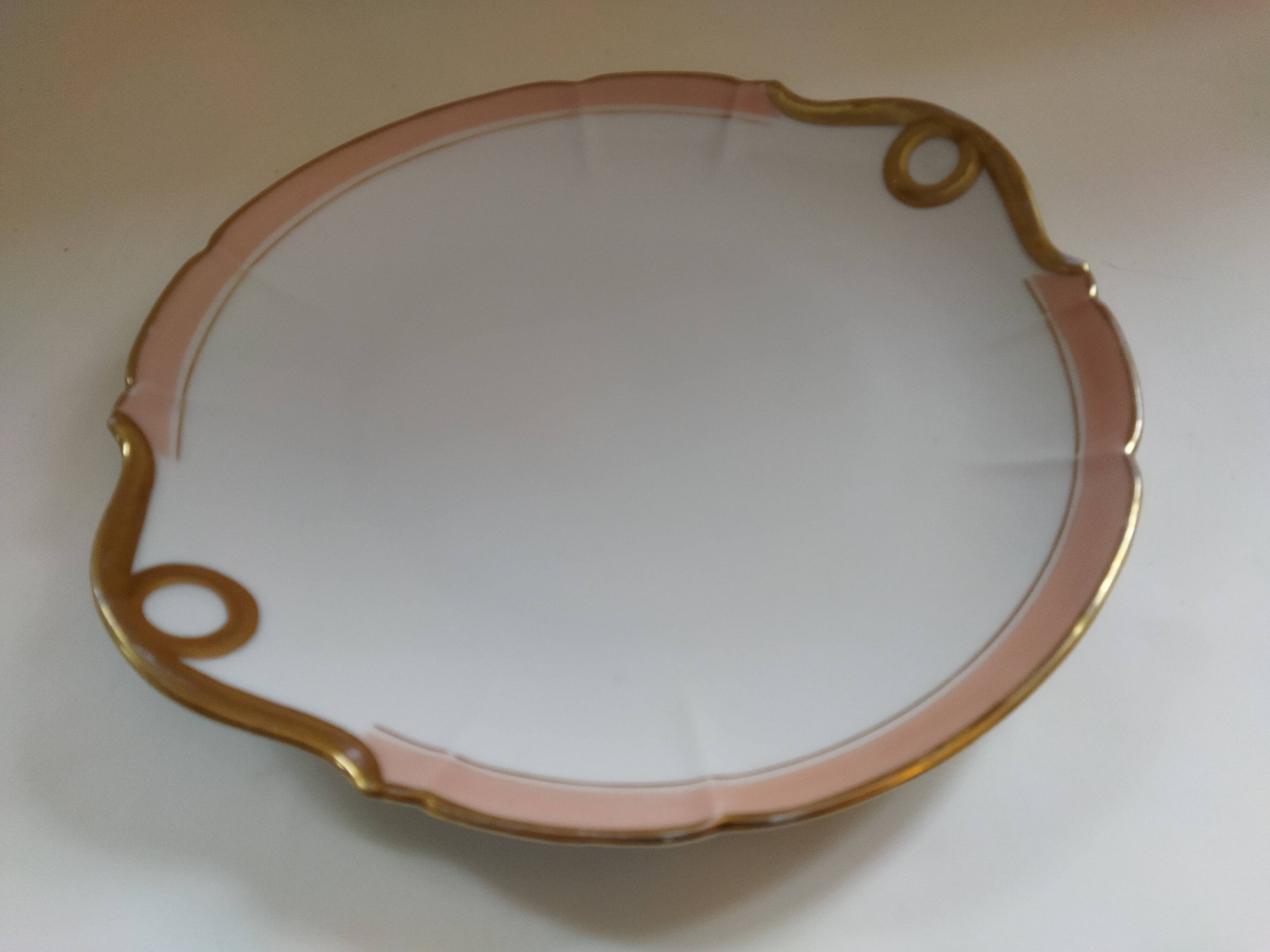 Limoges porcelain pie dish