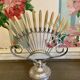 12 small antique knives and their fan knife holders