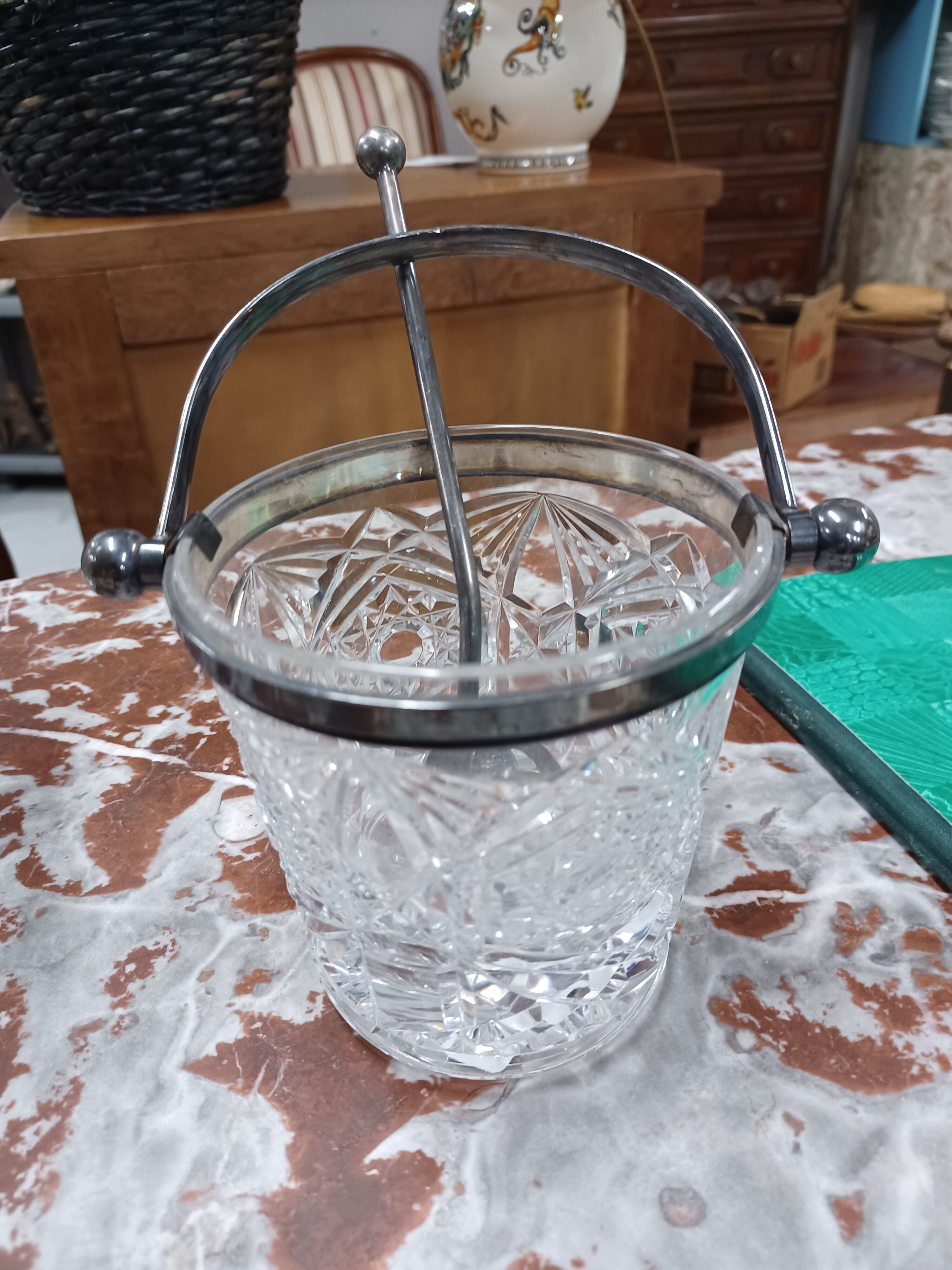 Baccarat crystal ice bucket