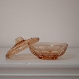 Pink glass box sugar type