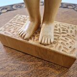 Wooden sculpture female nude, 1992