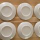 6 blue dessert plates
