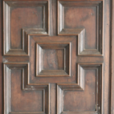 Standing man of Louis XIII period solid walnut