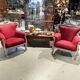 Pair of armchairs