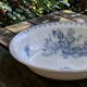 Shallow dish 19th century ironstone Sarreguemines Flore collection