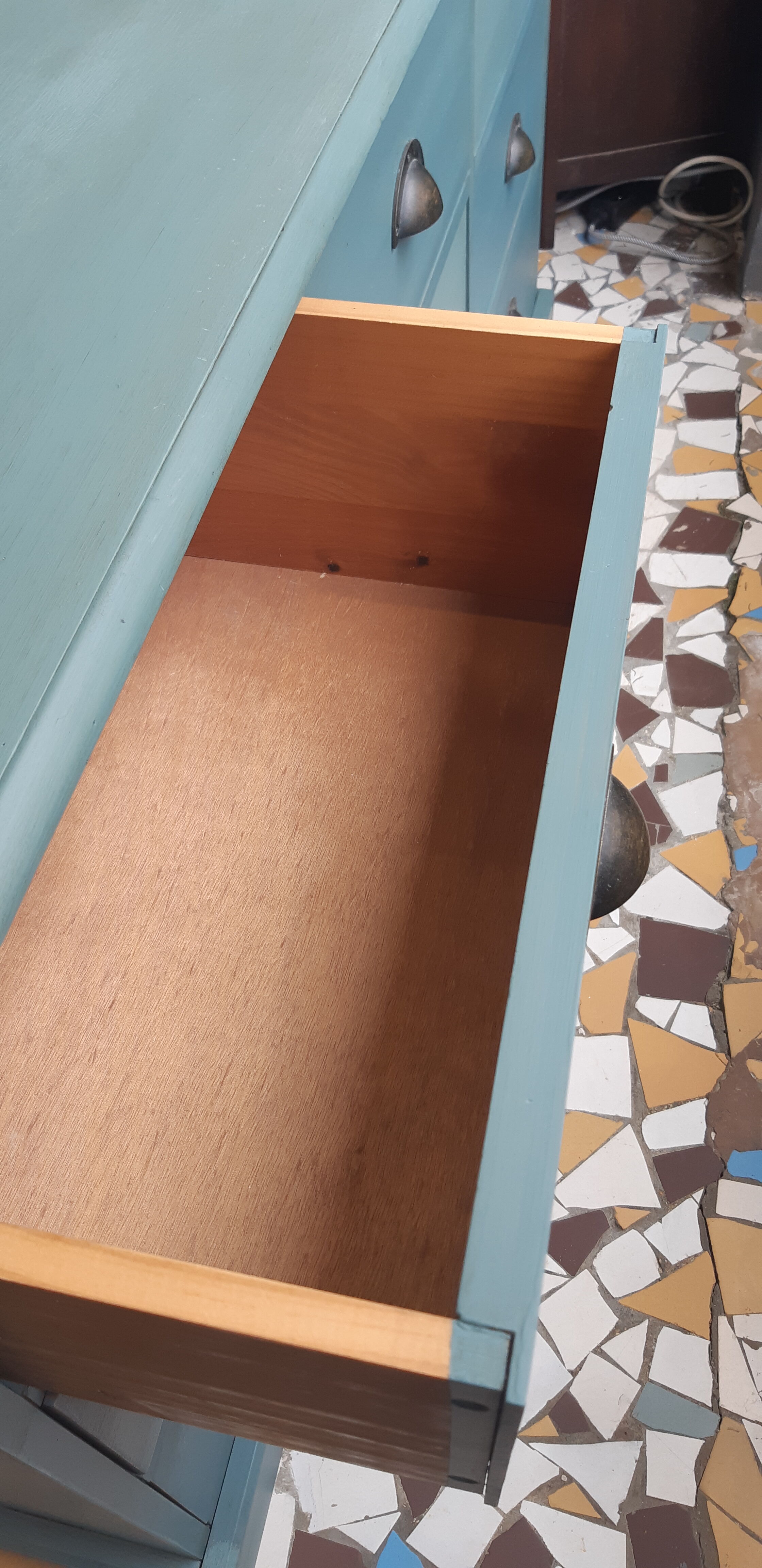 Furniture with multiple drawers