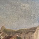 Oil on canvas Vendée landscape