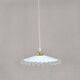 Suspension mini opaline ondulé