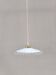 Mini wavy opaline pendant light