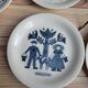 Set of 5 Royal Sphinx Maastricht dessert plates