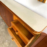 Sideboard and Matching Decorative Art Piece from the Ocean Liner "SS Rotterdam" 1950’s