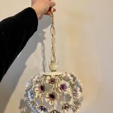 Lampe décoration fleurs