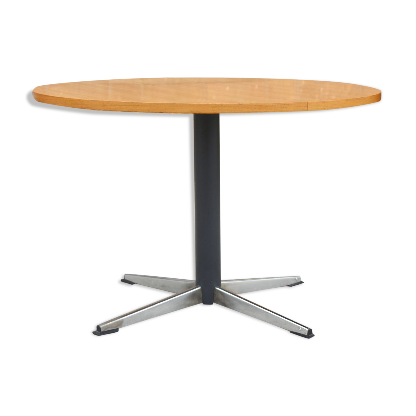 Mid century coffee table in teak veneer by Mutz, Germany 1950s