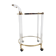 Brass and lucite drinks trolley, 1970s