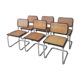 Lot of 6 cesca B32 chairs by Marcel Breuer