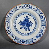 Delft 18th Bouquet Earthenware Plate