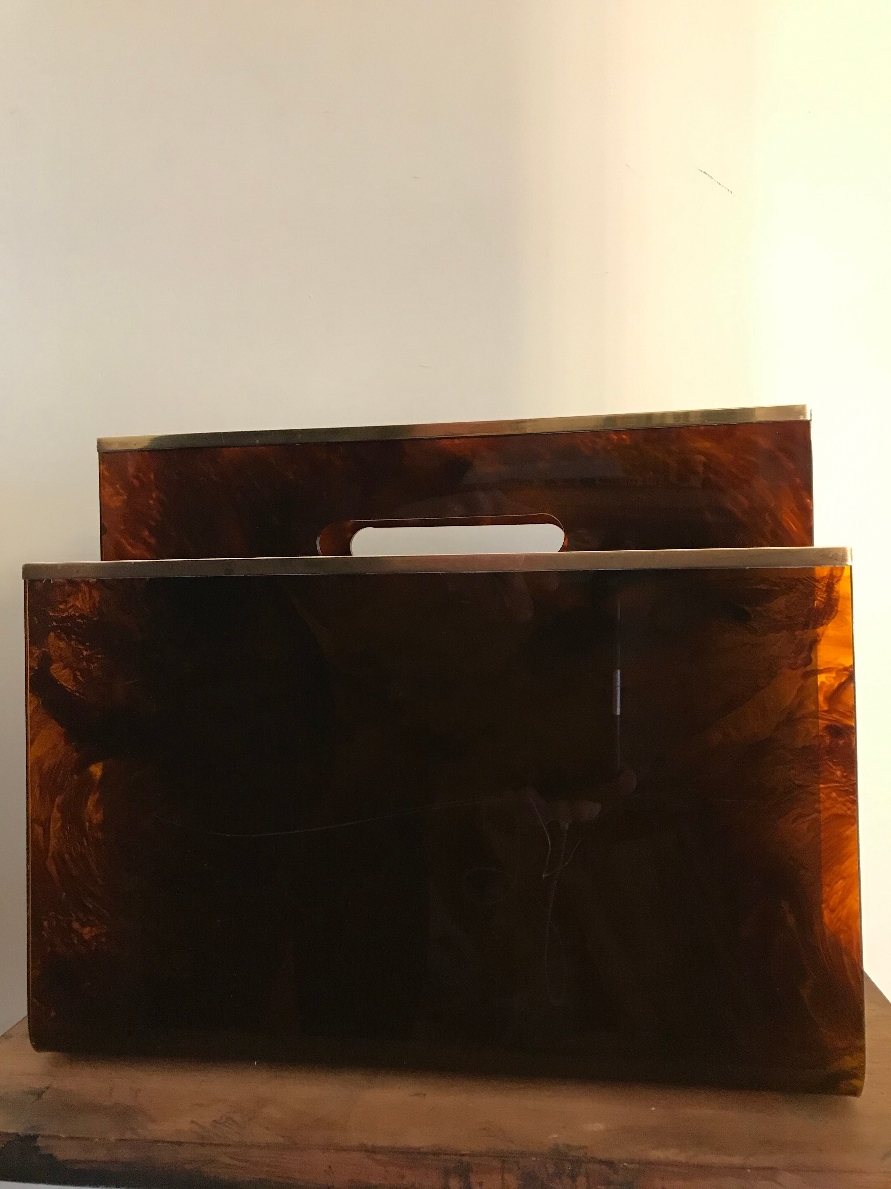 Door reviews brass and fake tortoiseshells Maison Mercier 1970