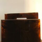 Door reviews brass and fake tortoiseshells Maison Mercier 1970