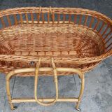 60s rattan basket