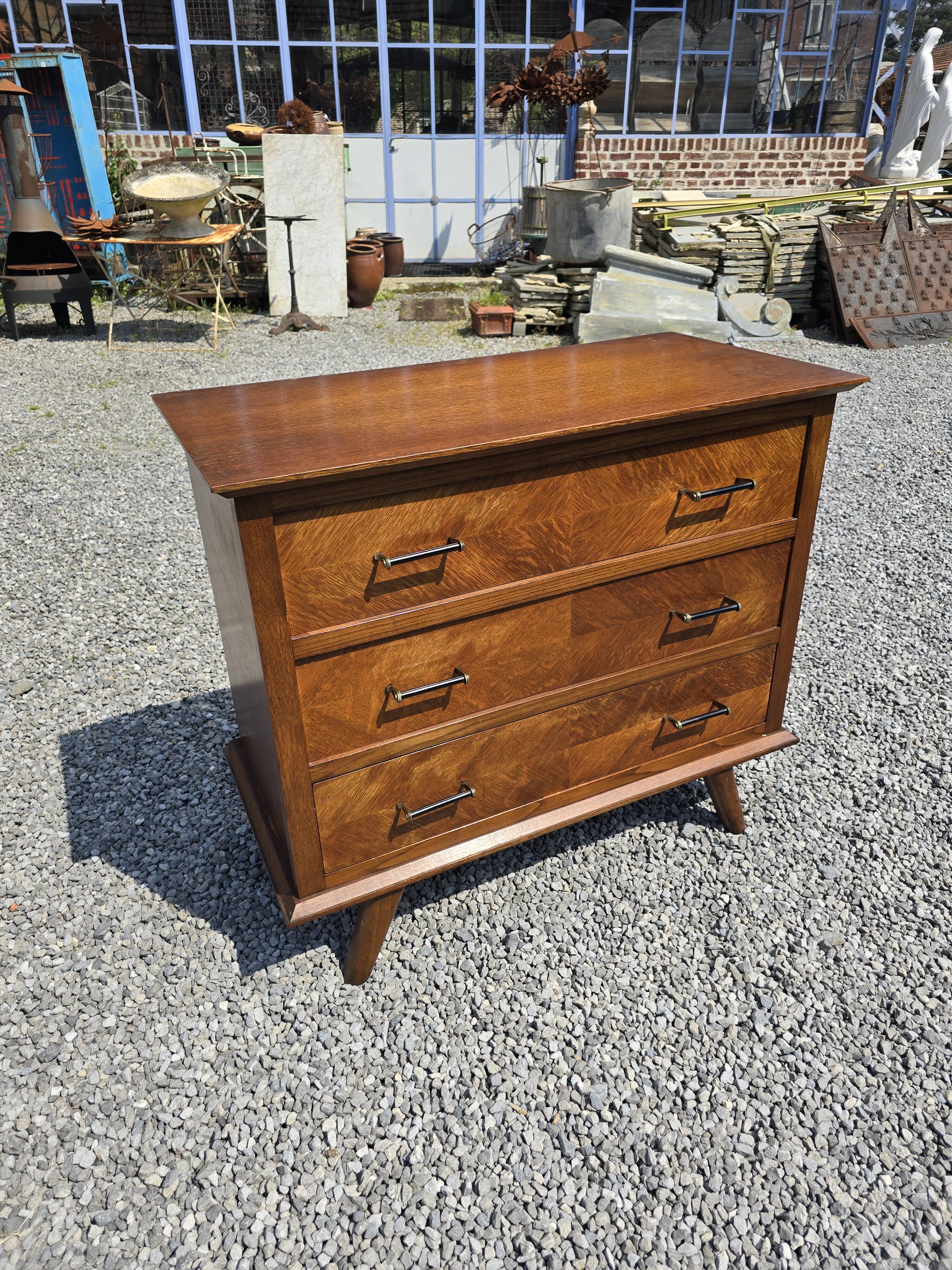 Commode vintage en chêne des années 60