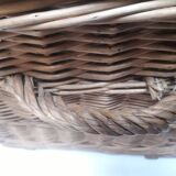 Wicker trunk L75xH53xD48 vintage