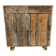 Two-door buffet with two drawers in antique wood.