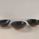 Set of 3 stoneware bowls La Borne