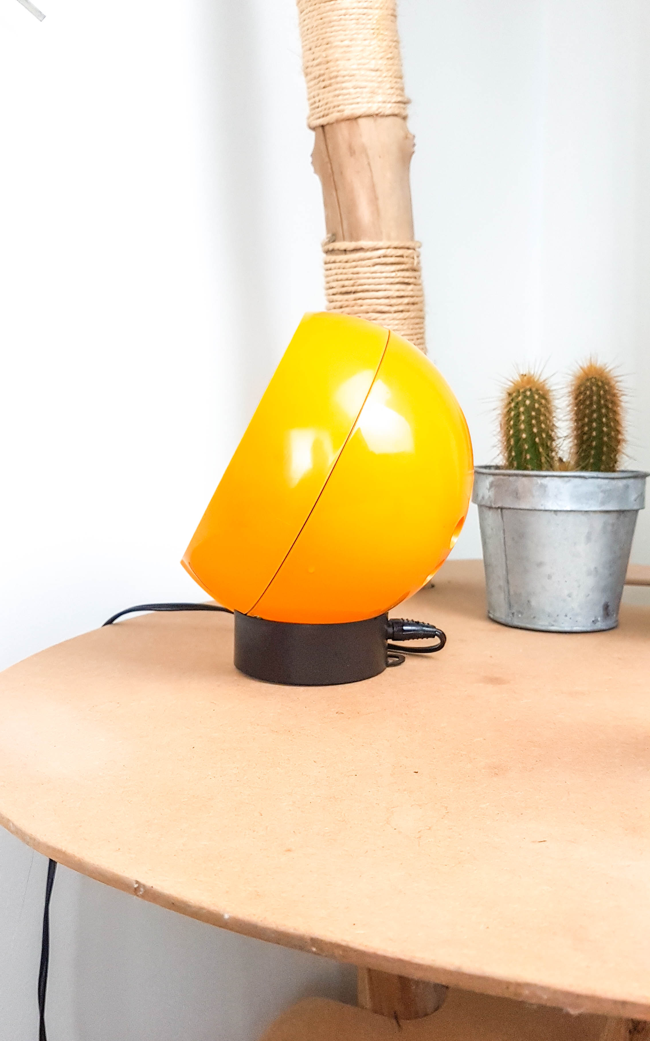 Fan ball calor orange 70s